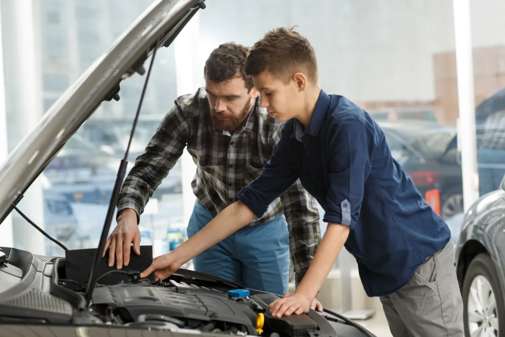 Car Inspection with a Kid